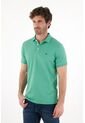 Tennis Polo En Tela Piqué Lycra Verde Para Hombre de Tennis