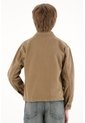 Chaqueta Café De Botones Para Niño de Tennis