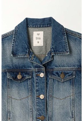 Tennis Chaqueta Azul En Denim Para Mujer