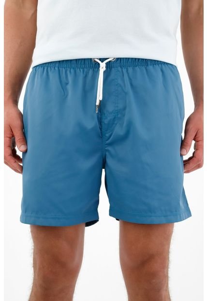 Pantaloneta Azul Para Hombre
