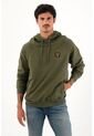 Tennis Buzo Hoodie Verde Con Bordado Decorativo Para Hombre de Tennis