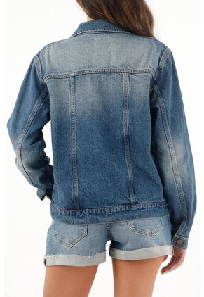 Tennis Chaqueta Azul En Denim Para Mujer