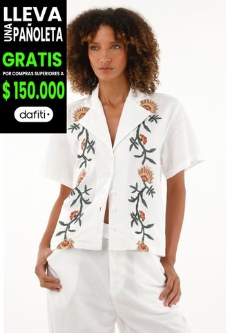 Tennis Camisa Tipo Bowling Manga Corta Para Mujer Tennis
