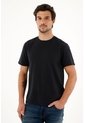Tennis Camiseta Negra Manga Corta Para Hombre de Tennis