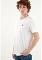 Tennis Camiseta Blanca Con Mini Detalle Para Hombre de Tennis
