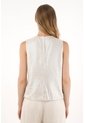 Tennis Chaleco Gris Con Efecto Metalizado Para Mujer de Tennis