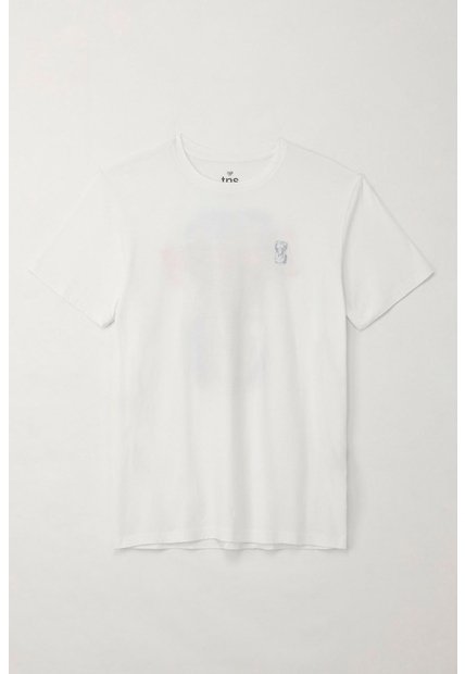 Tennis Camiseta Básica Manga Corta Blanca Para Hombre