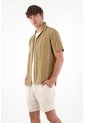 Tennis Camisa Con Diseño A Rayas De Ajuste Cómodo Para Hombre de Tennis