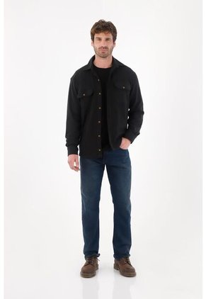 Tennis Jean Recto Tono Azul Oscuro Para Hombre