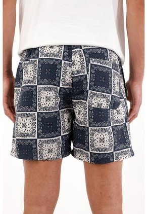 Tennis Pantaloneta De Baño Con Estampado Paisley Para Hombre