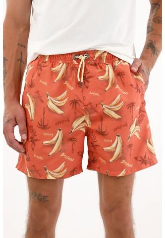Tennis Pantaloneta De Baño Con Estampado De Bananas Para Hombre Tennis