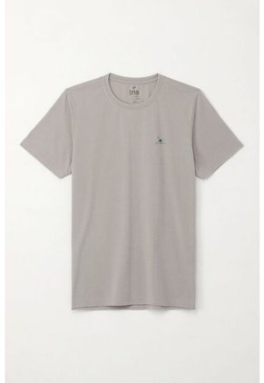 Tennis Camiseta Básica Manga Corta Gris Para Hombre