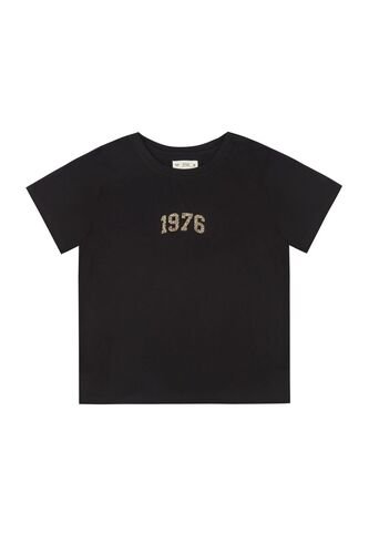 Tennis Camiseta Manga Corta Estampada Negra Para Mujer Tennis