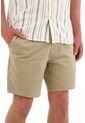 Bermuda Tipo Chino Con Bolsillos De Ribete Café Para Hombre de Tennis