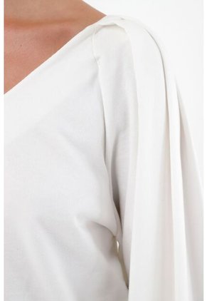 Tennis Buzo De Silueta Amplia Crudo Para Mujer