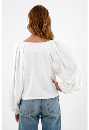 Tennis Buzo De Silueta Amplia Crudo Para Mujer