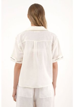 Tennis Camisa Manga Corta Con Estampado De Peces Para Mujer