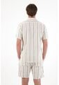 Tennis Camisa Tipo Bowling A Rayas Para Hombre de Tennis