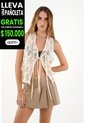 Tennis Chaleco Crudo En Mix De Telas Para Mujer de Tennis