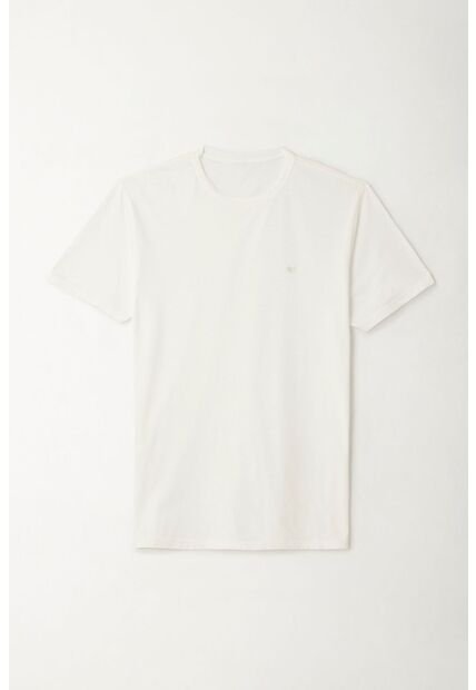 Tennis Camiseta Con Raqueta Bordada Crudo Para Hombre