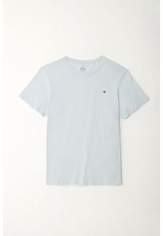 Tennis Camiseta Cuello Redondo Azul Para Hombre Tennis