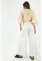 Jean Para Mujer Color Crudo Wide Leg de Tennis