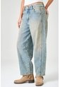 Tennis Jean Horseshoe De Tiro Alto En Denim Azul Para Mujer de Tennis