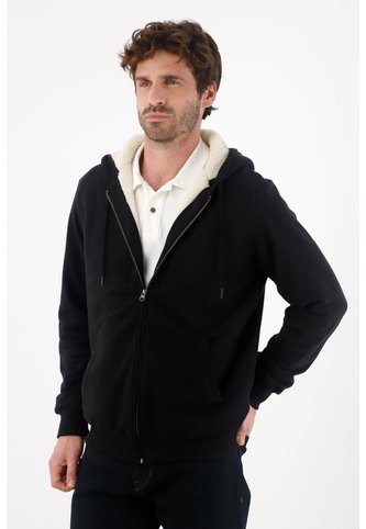 Tennis Buzo Clásico Negro Para Hombre Tennis