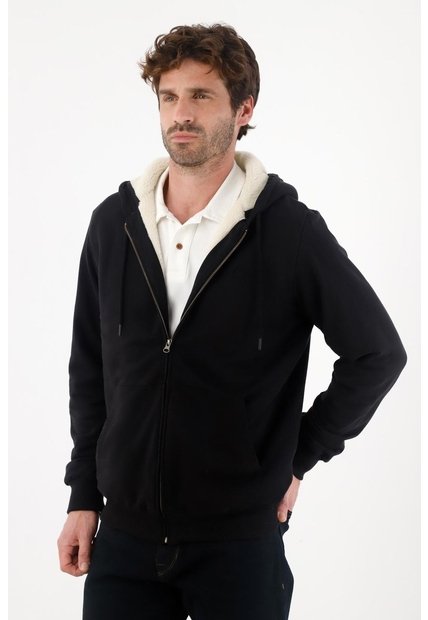 Tennis Buzo Clásico Negro Para Hombre