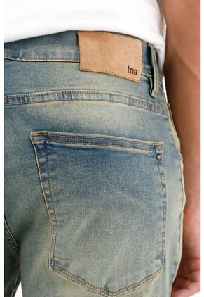 Tennis Jean Azul Super Skinny Para Hombre