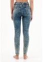 Tennis Jean Jegging Tiro Alto Con Dirty Para Mujer de Tennis