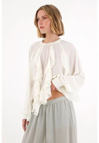 Tennis Camisa Con Diseño De Boleros Crudo Para Mujer Tennis