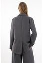 Tennis Abrigo Tipo Blazer Con Apliques De Brillo Gris Para Mujer de Tennis