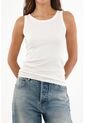 Tennis Camiseta Blanca Manga Sisa Para Mujer de Tennis