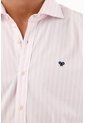 Camisa Rosada A Rayas Para Hombre de Tennis