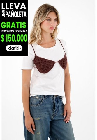 Tennis Top Rojo Tejido Para Mujer Tennis
