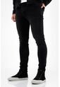 Jean Super Skinny Negro Para Hombre de Tennis
