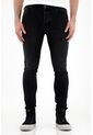 Jean Super Skinny Negro Para Hombre de Tennis