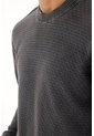 Tennis Buzo Tejido Gris Diseño Cerrado Para Hombre de Tennis