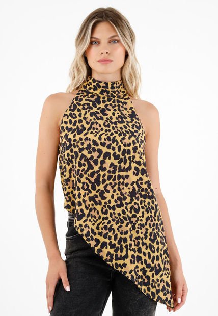 Camisa Con Diseño De Animal Print Para Mujer