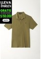Tennis Polo Verde Con Raqueta Multicolor De Silueta Amplia Para Hombre de Tennis