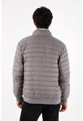 Tennis Chaqueta Acolchada Gris Para Hombre
