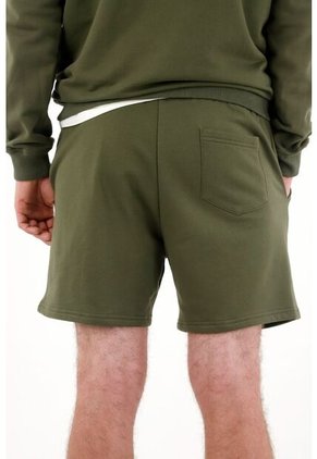 Tennis Bermuda En Tejido De Punto Verde Para Hombre