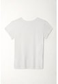 Tennis Camiseta Manga Corta Blanca Para Mujer de Tennis