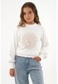 Buzo Crudo Con Aplique Decorativo Para Niña de Tennis