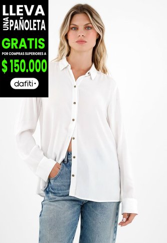 Tennis Camisa Manga Larga Blanca Para Mujer Tennis