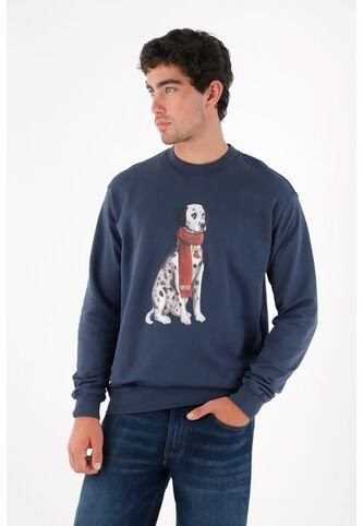 Tennis Buzo Con Estampado Navideño Para Hombre Tennis