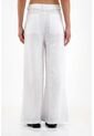 Pantalón En Lino Blanco Para Mujer de Tennis