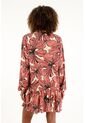 Vestido Manga Larga Estampado Para Mujer de Tennis