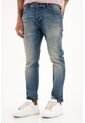 Tennis Jean Skinny Tiro Medio Azul Para Hombre de Tennis
